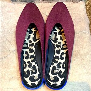 Rothy’s Black Cherry Almond Demi’s Size 12🍒